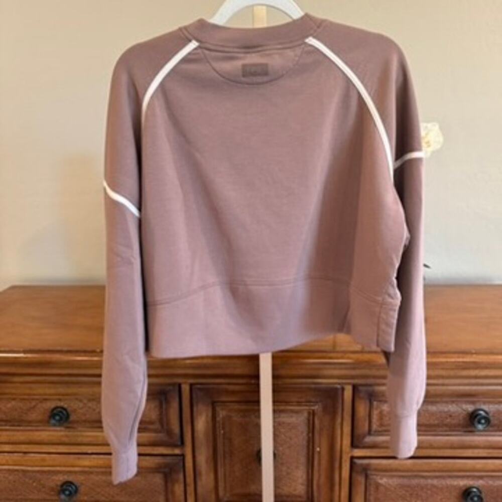 YPB NeoKnit Cropped Sweatshirt Mocha Taupe Brown Size M - Picture 6 of 6